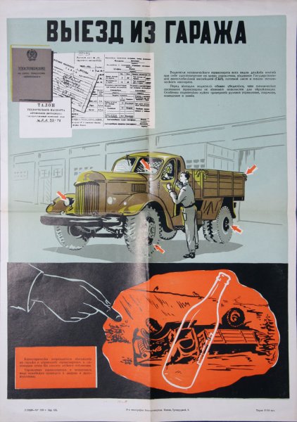 Советские постеры для гаража