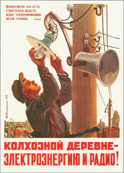 Электрификация плакат