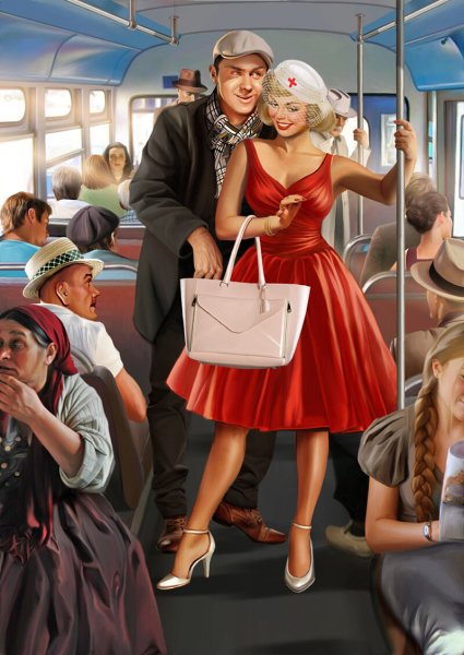 Советский пин ап Валерий Барыкин