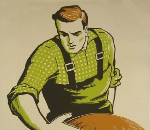 Плакат тунеядка