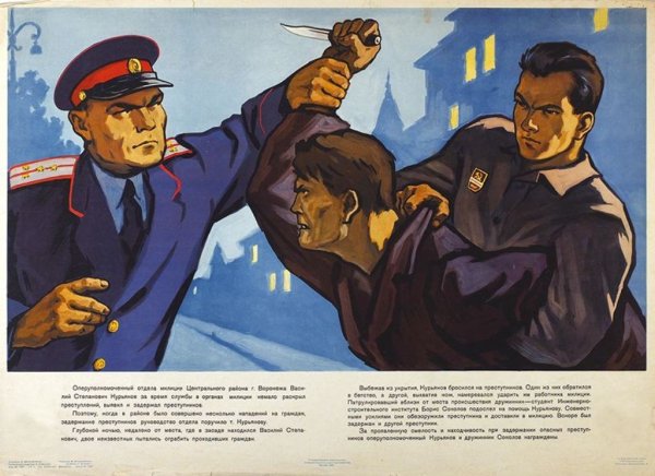 Советская милиция плакаты