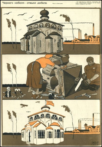 Советские антирелигиозные карикатуры