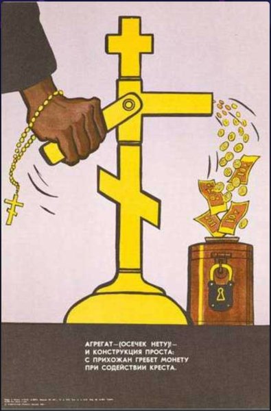 Советские плакаты про религию и атеизм