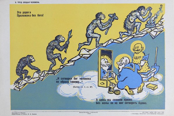 Советские плакаты про Бога