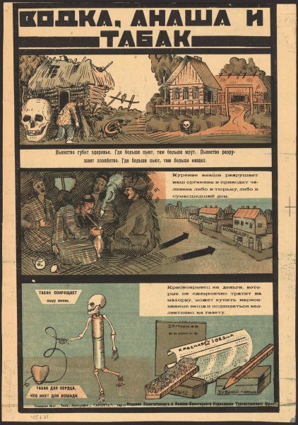 Советские плакаты про курение