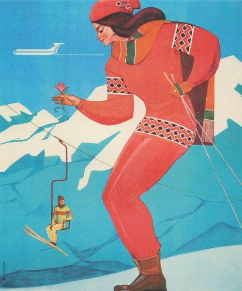 Плакаты Аэрофлота СССР