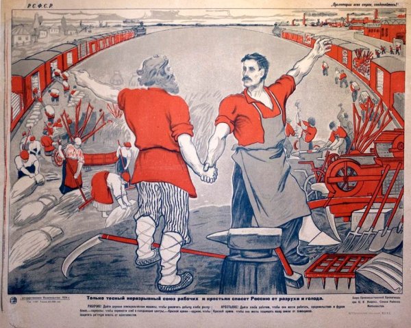 Советские плакаты про слесарей