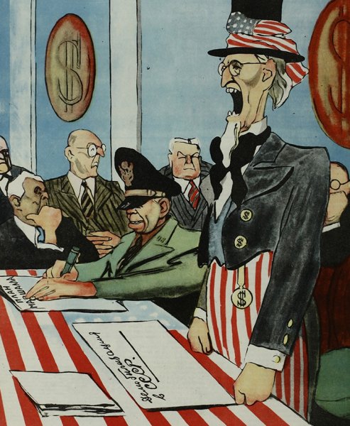 Советские карикатуры на Америку