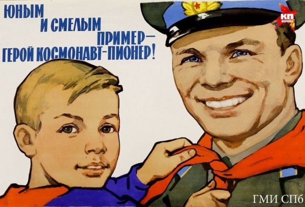 Советские пионерские плакаты