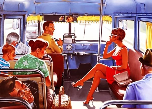 Пин ап от художника Валерия Барыкина