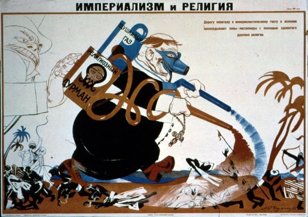 Советские антирелигиозные плакаты атеизм в СССР