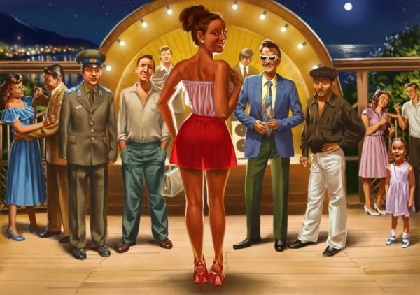 Пин ап художник Валерий Барыкин