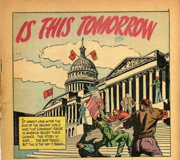 Антисоветская пропаганда в США комиксы