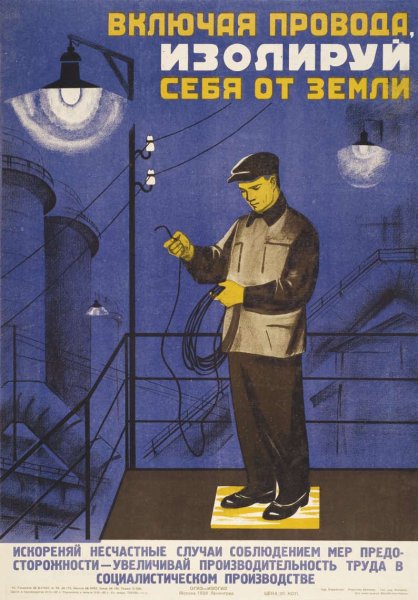 Советские плакаты Энергетика