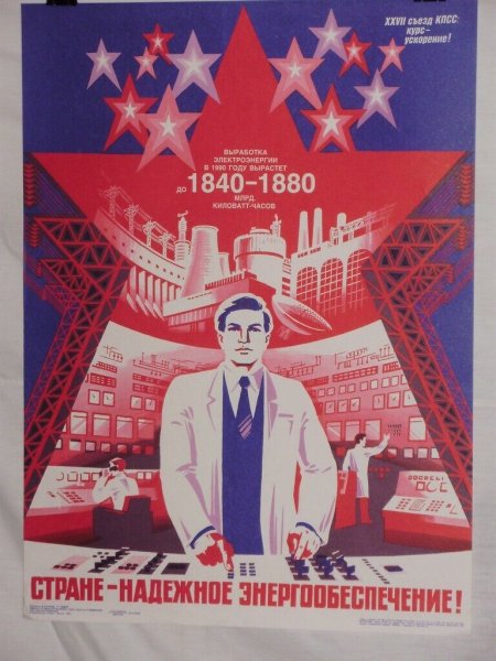 Советские плакаты завод