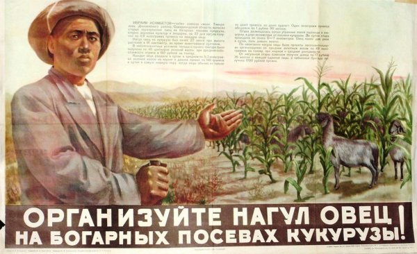 Хрущев и кукуруза плакат