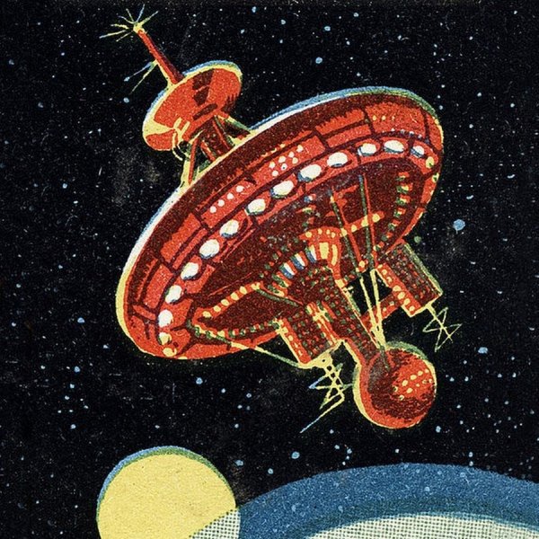 Космическая станция плакат