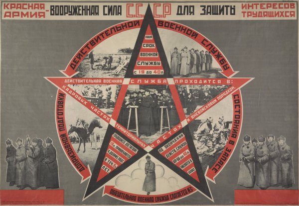 Плакаты СССР армия 1930