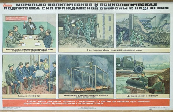 Гражданская оборона плакат