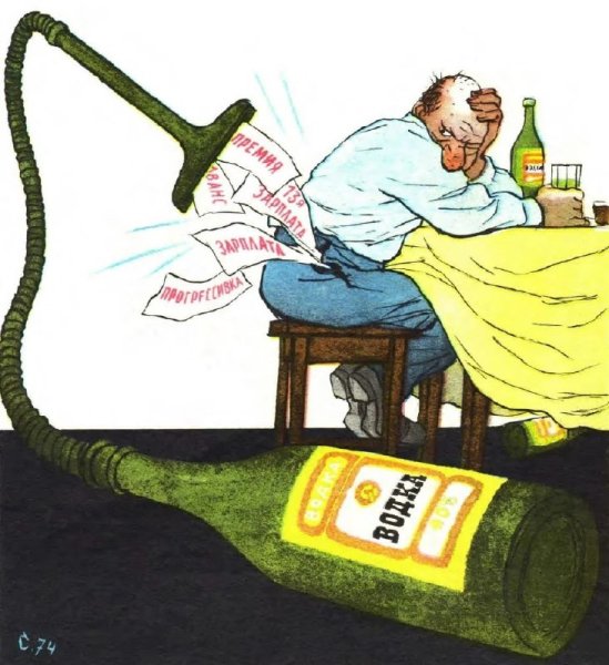 Советские алкогольные плакаты