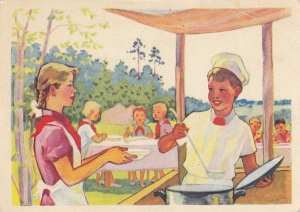 Плакаты пионеров советского Союза