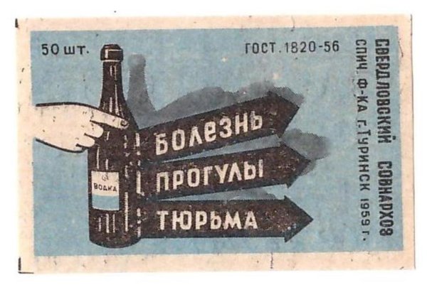 Агитационные плакаты против пьянства