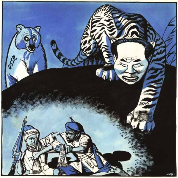 Советские карикатуры на Китай