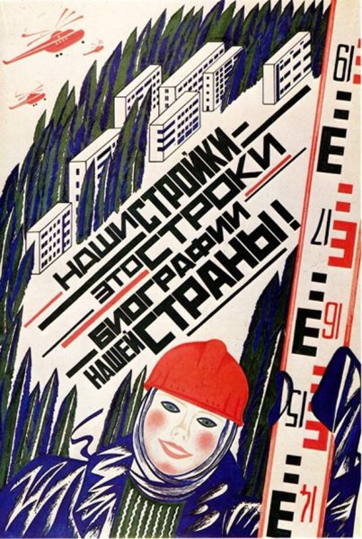 Плакат не пей на стройке