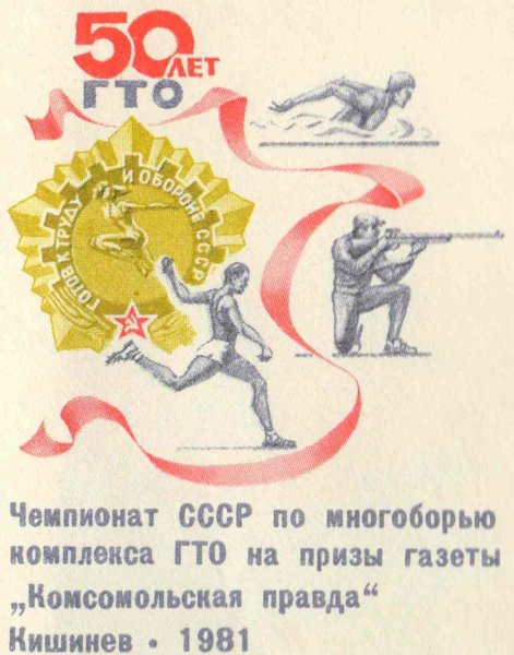 Агитационный плакат ГТО