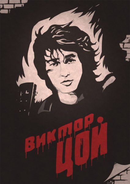 Виктор Цой плакат