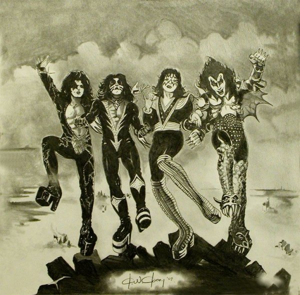 Rock группа Kiss - Destroyer