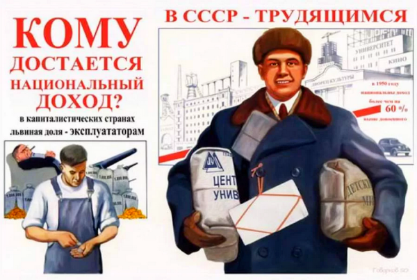 Советские плакаты про экономику