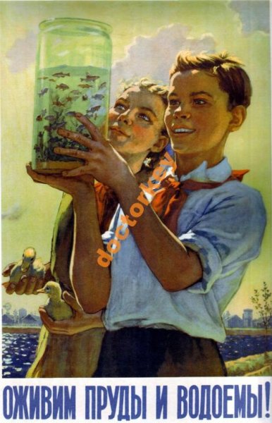 Советский плакаты про природу