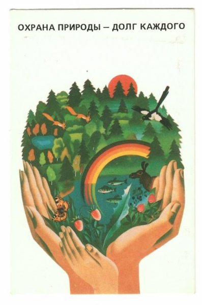 Советские плакаты берегите лес