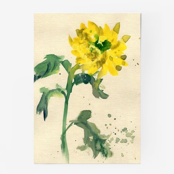 Картины по номерам Подсолнухи триптих