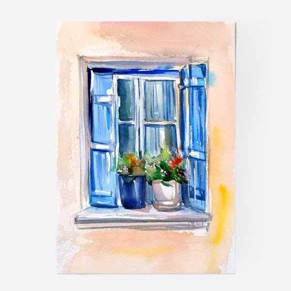 Красивый вид из окна