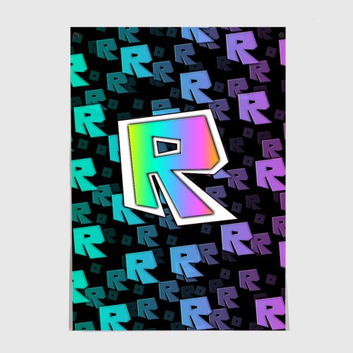 Постер РОБЛОКС купить