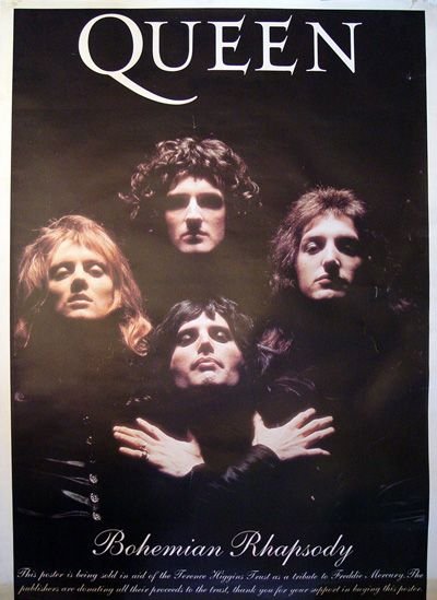 Квин плакат Богемская рапсодия