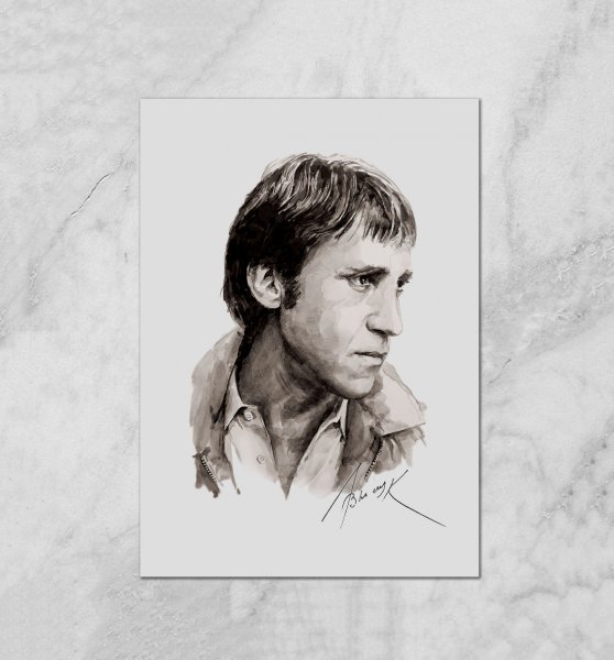 Портрет Владимира Высоцкого маски