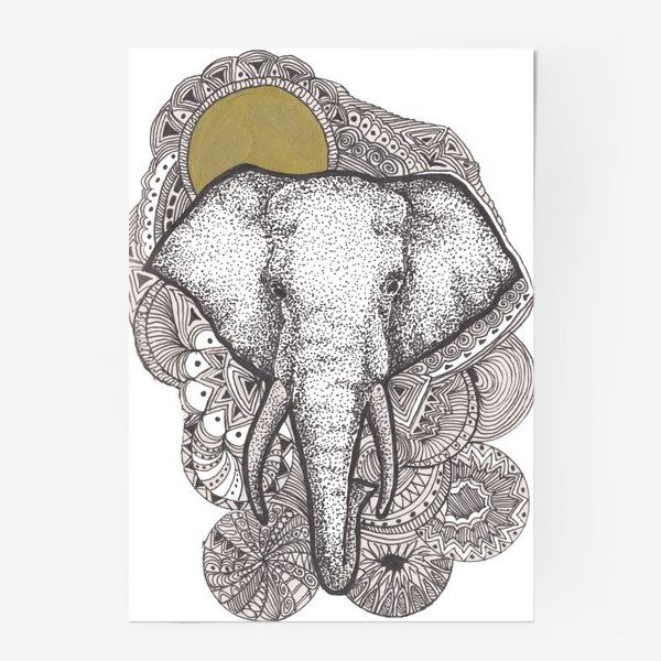 Постер слон (80 фото)