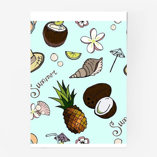 Летние постеры на стену для распечатки