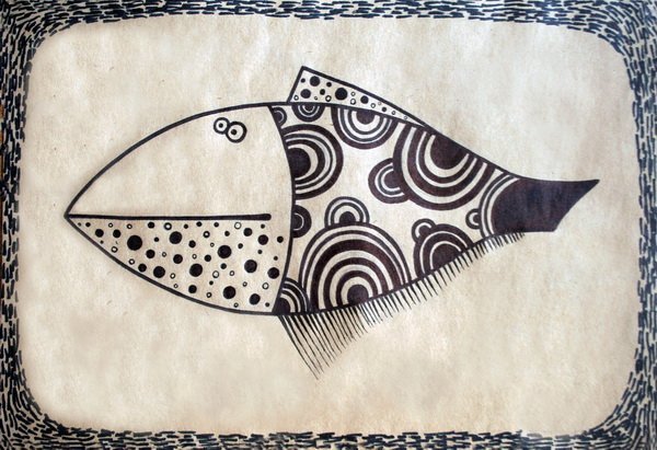 Рыбы коллаж