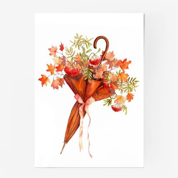 Autumn Harvest акварель