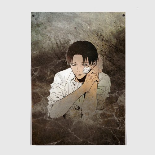 Аниме плакаты атака титанов Леви