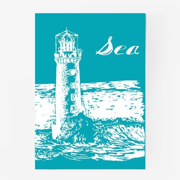 Постеры в морском стиле