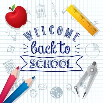 Плакат back to School