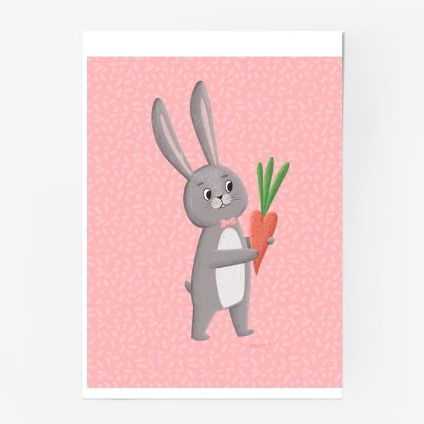 Постер заяц