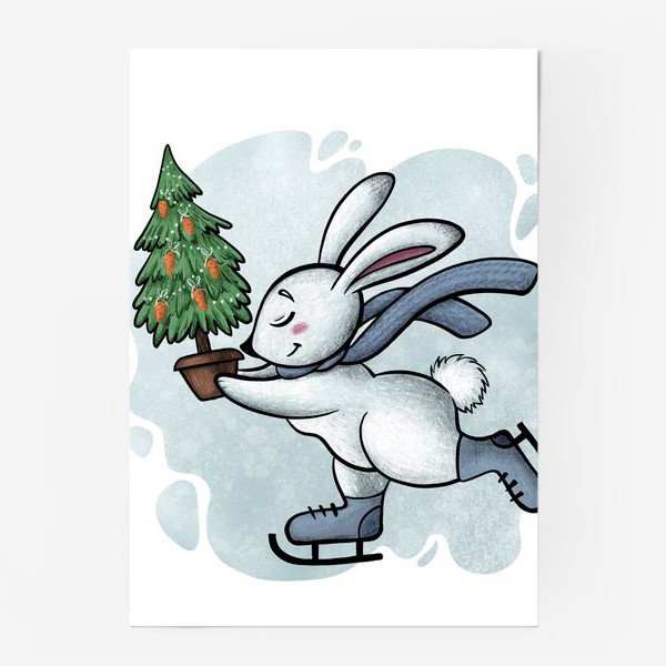 Мишка и Зайка постеры для интерьера