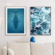 Постеры в голубых тонах