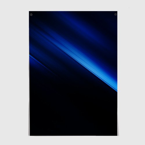 Постер синий